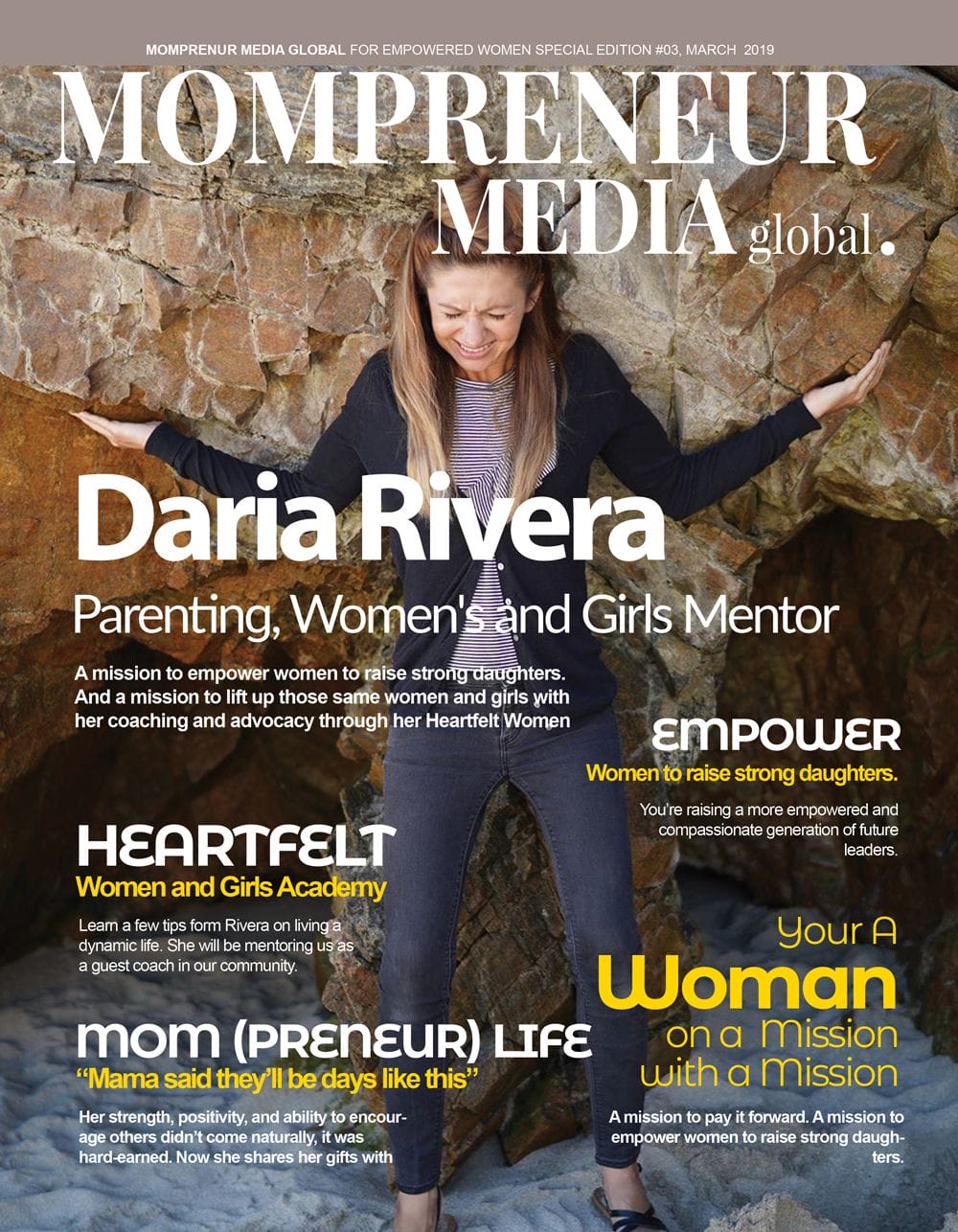 Daria Rivera Magazine Cover 2019 Mompreneur Media Global
