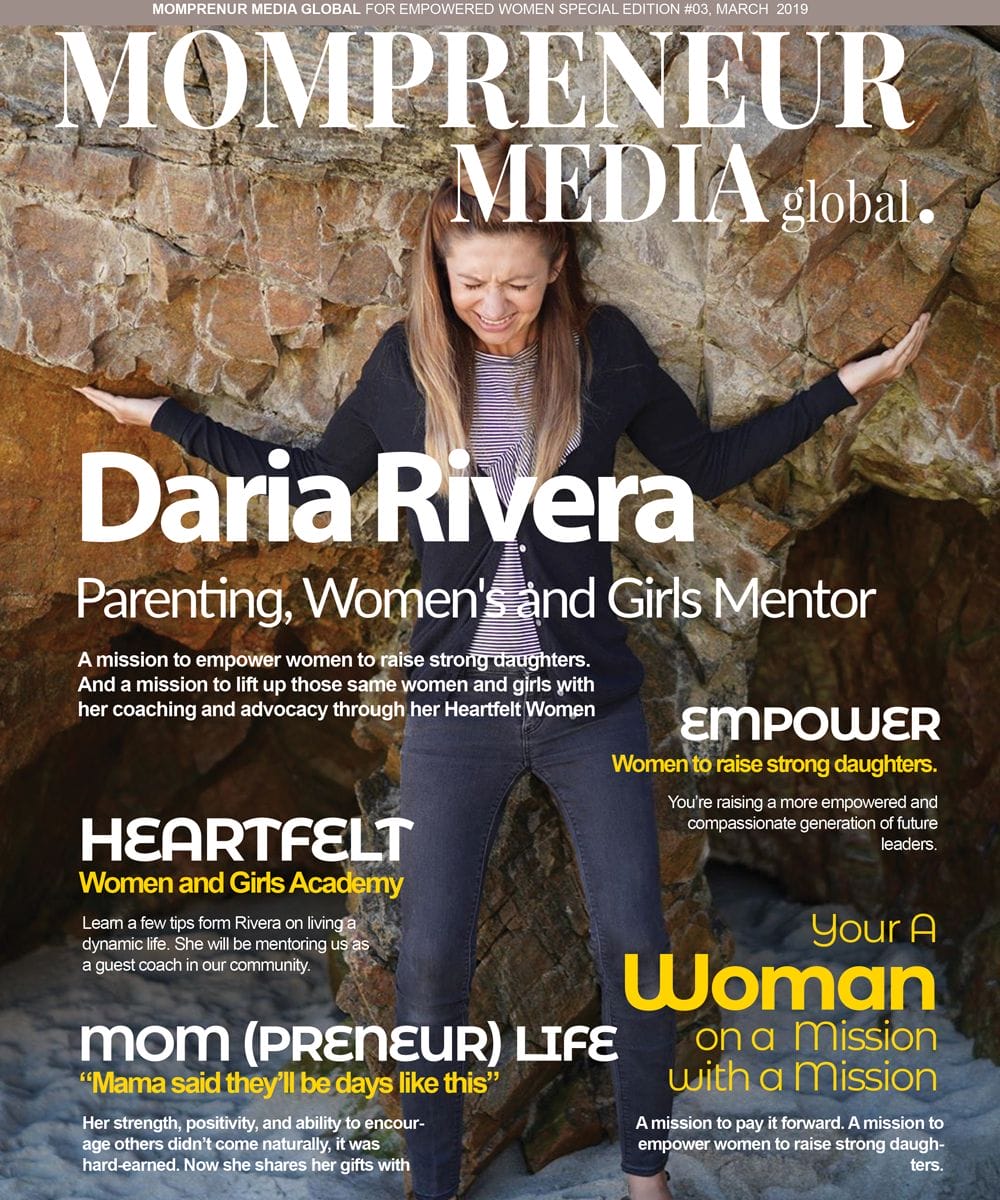 Daria Rivera Magazine Cover 2019 Mompreneur Media Global